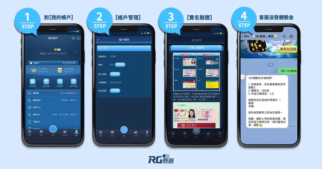 【免費送體驗金】免費領取資格？立即領取RG富遊娛樂城體驗金！